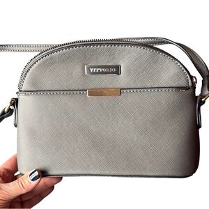 Vittorio Gray Crossbody Bag NWOT
